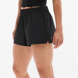 Athleta Black Running Shorts (Lined)